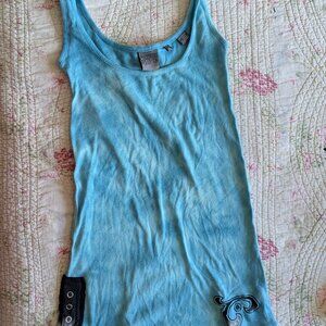 Southern Thread Women Blue Tank Top XS NWOT